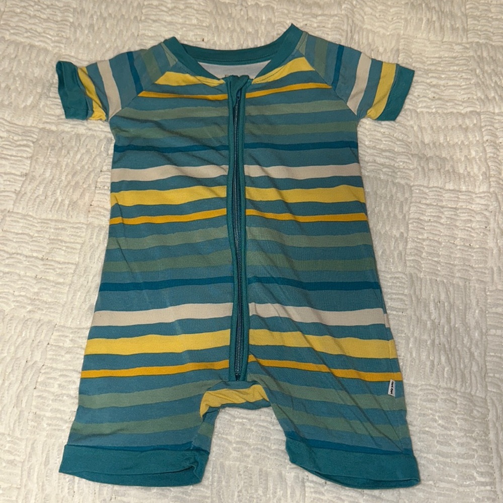 Little Sleepies Garden Stripe Shorty